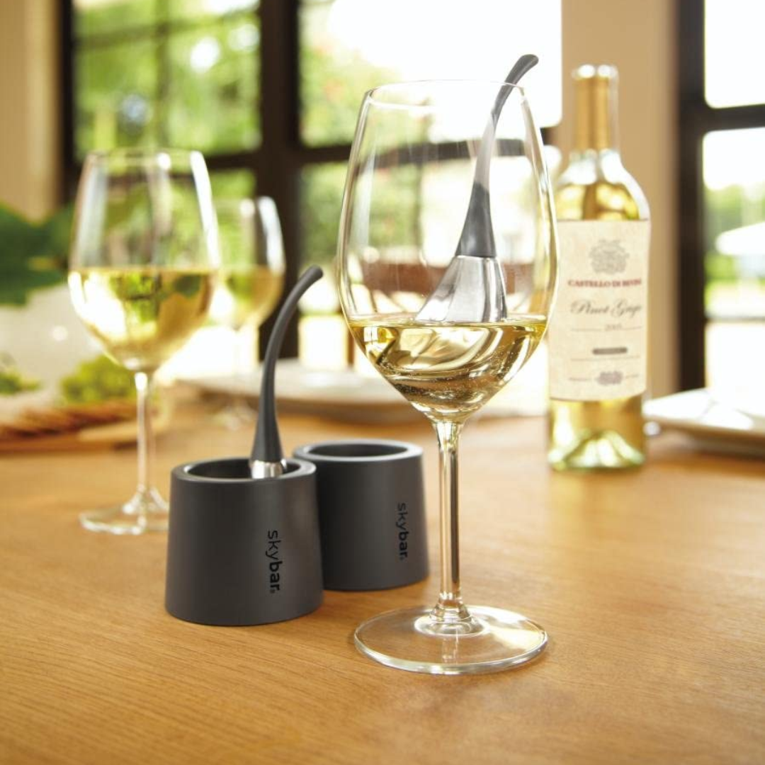 Skybar Wine Chill Drops, Set of 2 Visig Kholls