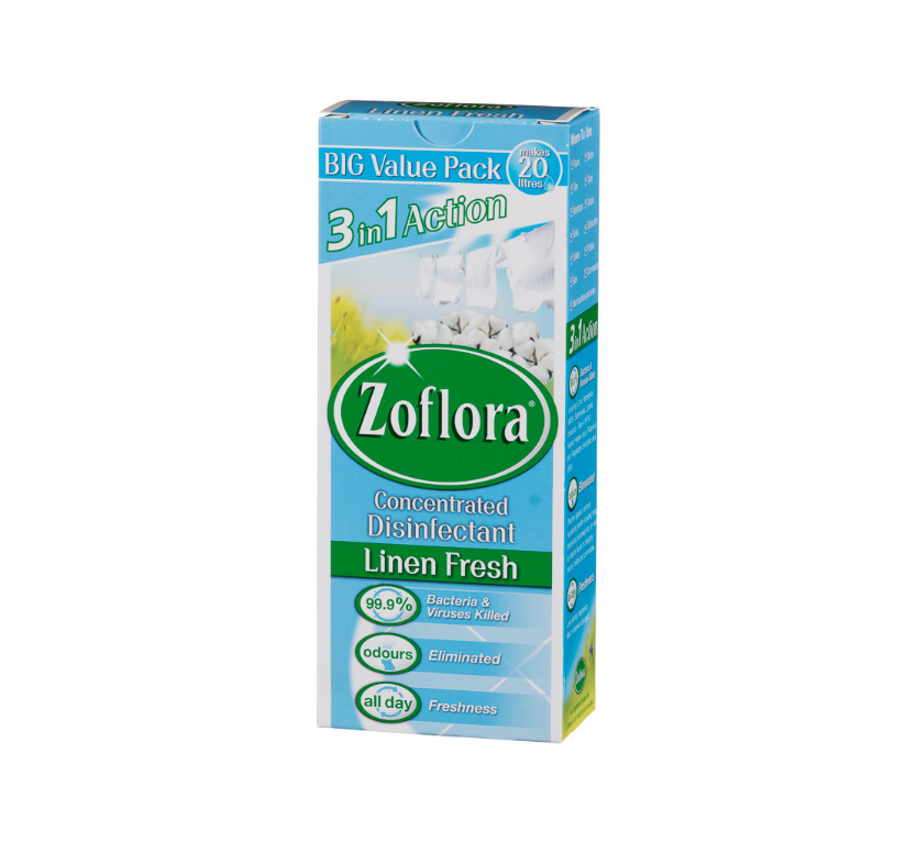 Zoflora Concentrated Disinfectant Linen Fresh 500 Visig Kholls